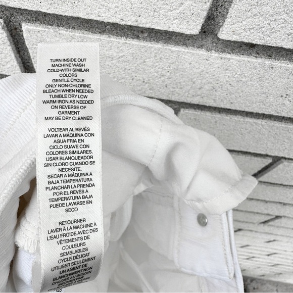 Chico’s Slim Corduroy Pants Ivory White - Picture 10 of 10